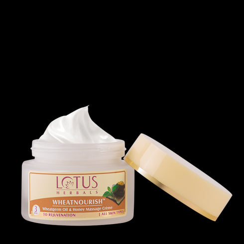 Lotus Herbals Wheatnourish Wheatgerm Oil and Honey Nourishment Massage Cream
